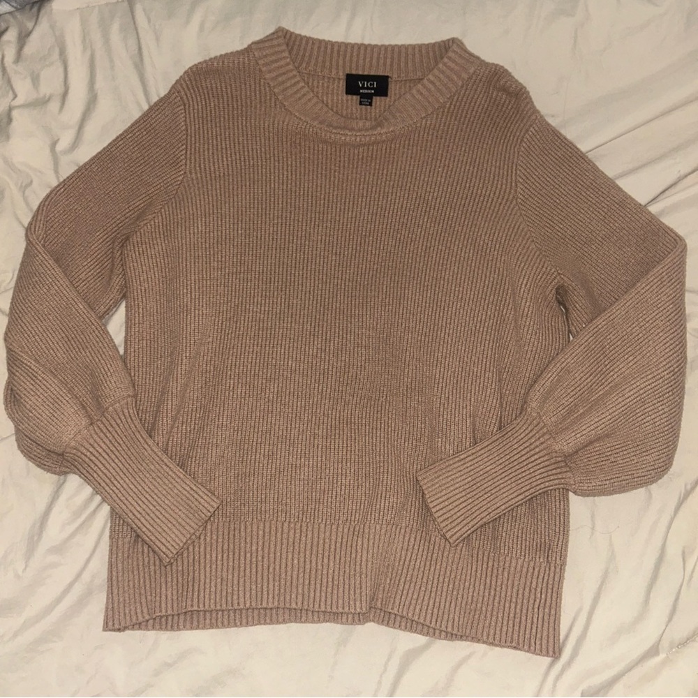 Vici Women's Tan Sweater